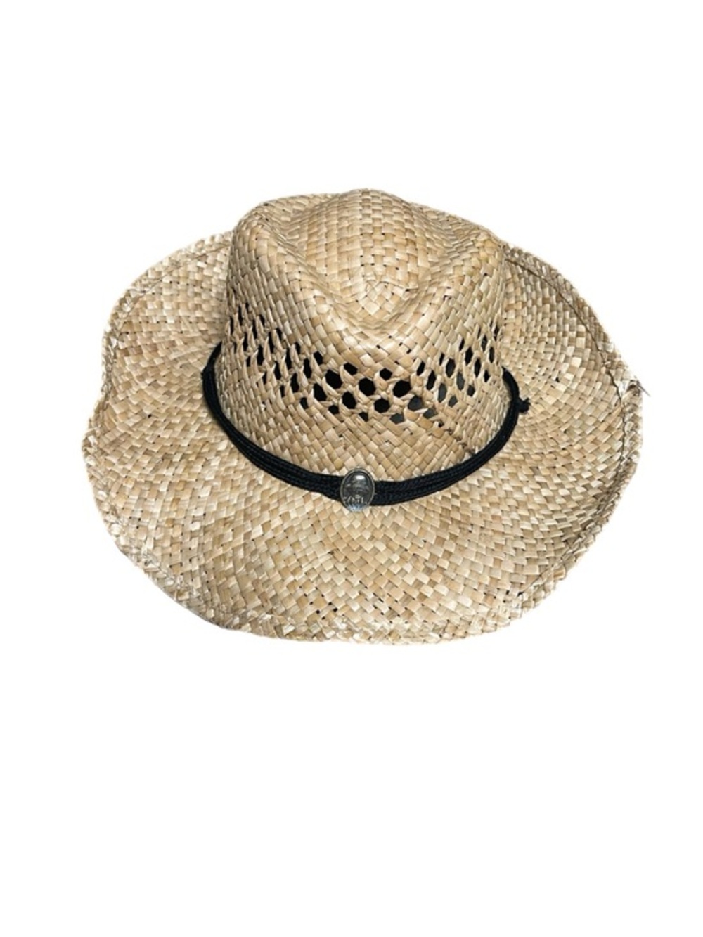 Vintage Mens Panama Jack 100% Seagrass Straw Hat